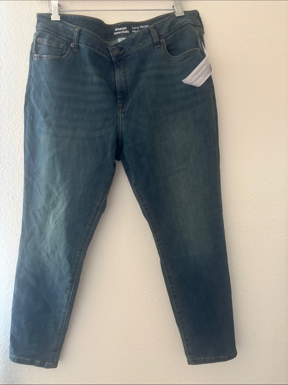 Amazon Essentials Women’s Skinny Jeans in Teal Wash
